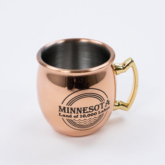 Copper Minnesota Mule Decorative Shot Glass - Love From USA