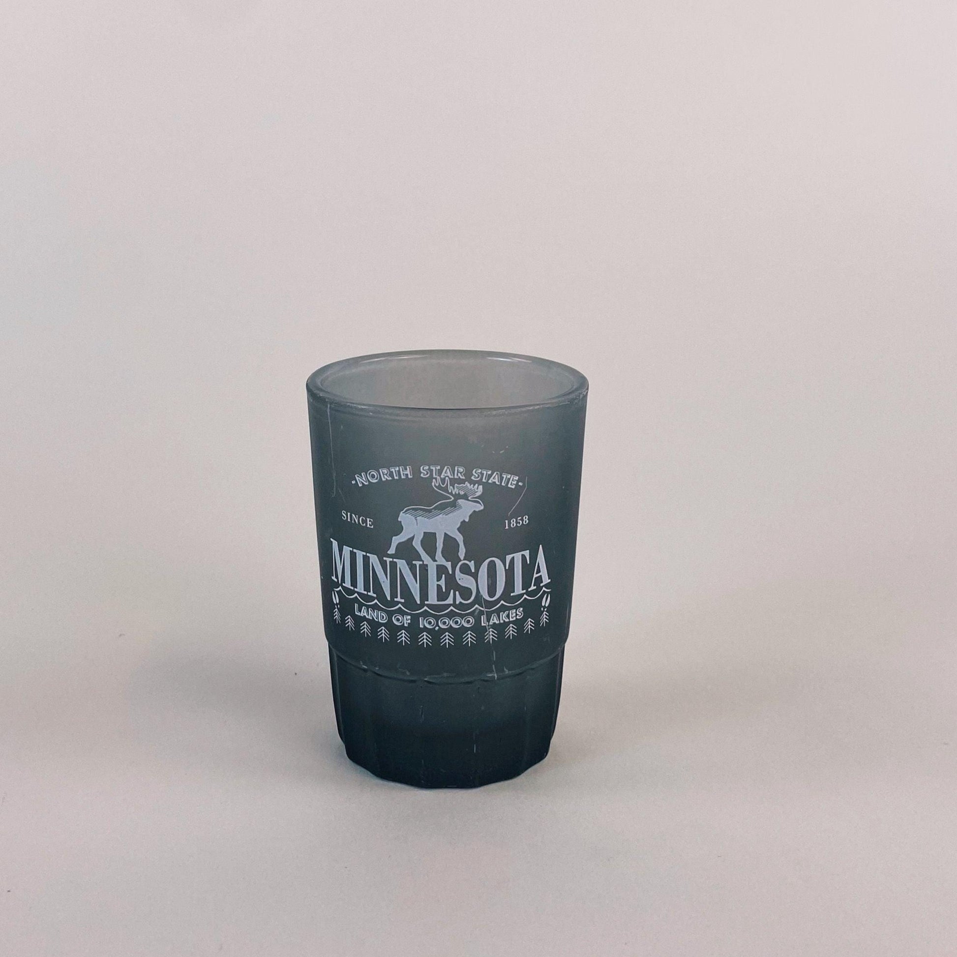 Frosted Moose Shot Glass - Love From USA