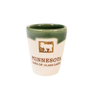 Green Santa Fe Shot Glass - Love From USA