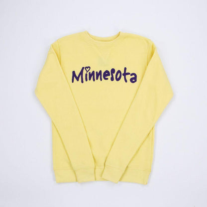 Ladies Minnesota Vintage Crew Sweatshirt - Love From USA