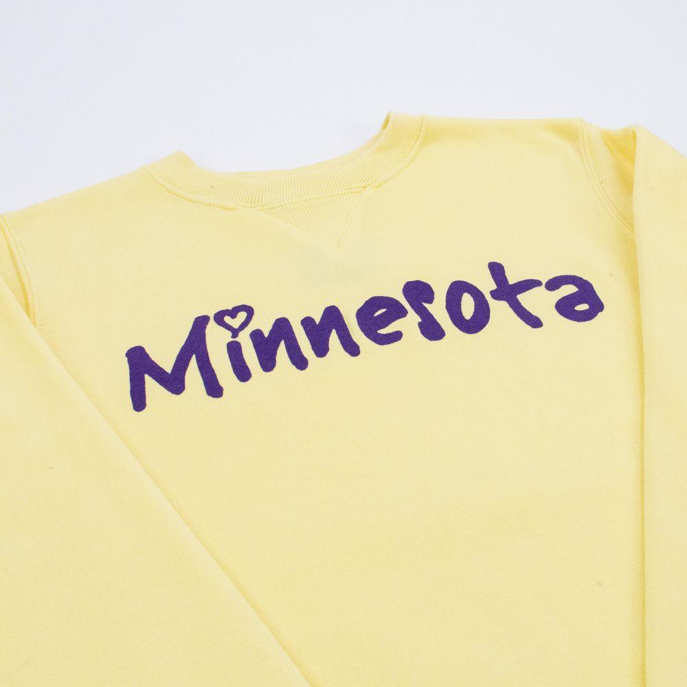 Ladies Minnesota Vintage Crew Sweatshirt - Love From USA