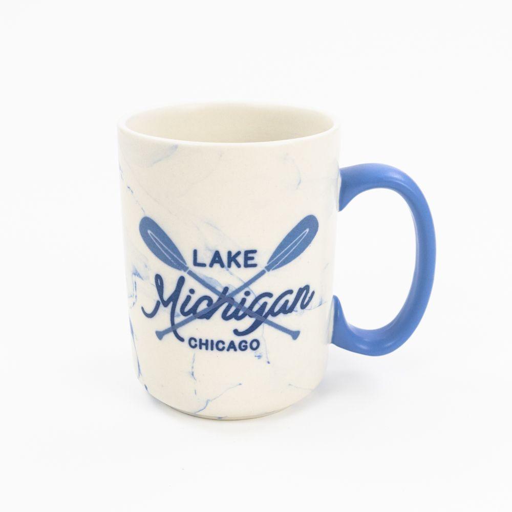 Lake Michigan Blue Marble Swirl Mug - Love From USA