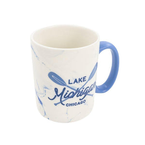 Lake Michigan Blue Marble Swirl Mug - Love From USA