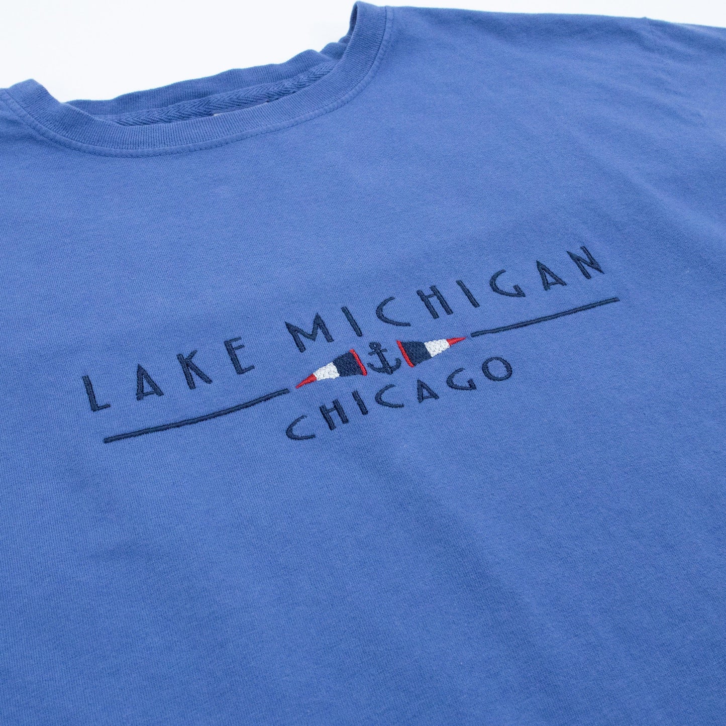 Lake Michigan Embroidered Tee - Love From USA