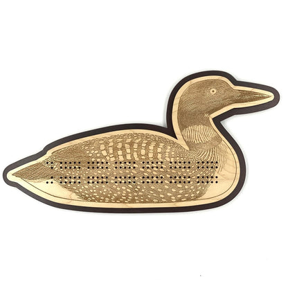 Loon Cribbage Board - Love From USA