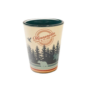 Minnesota Bottom Line Shot Glass - Love From USA