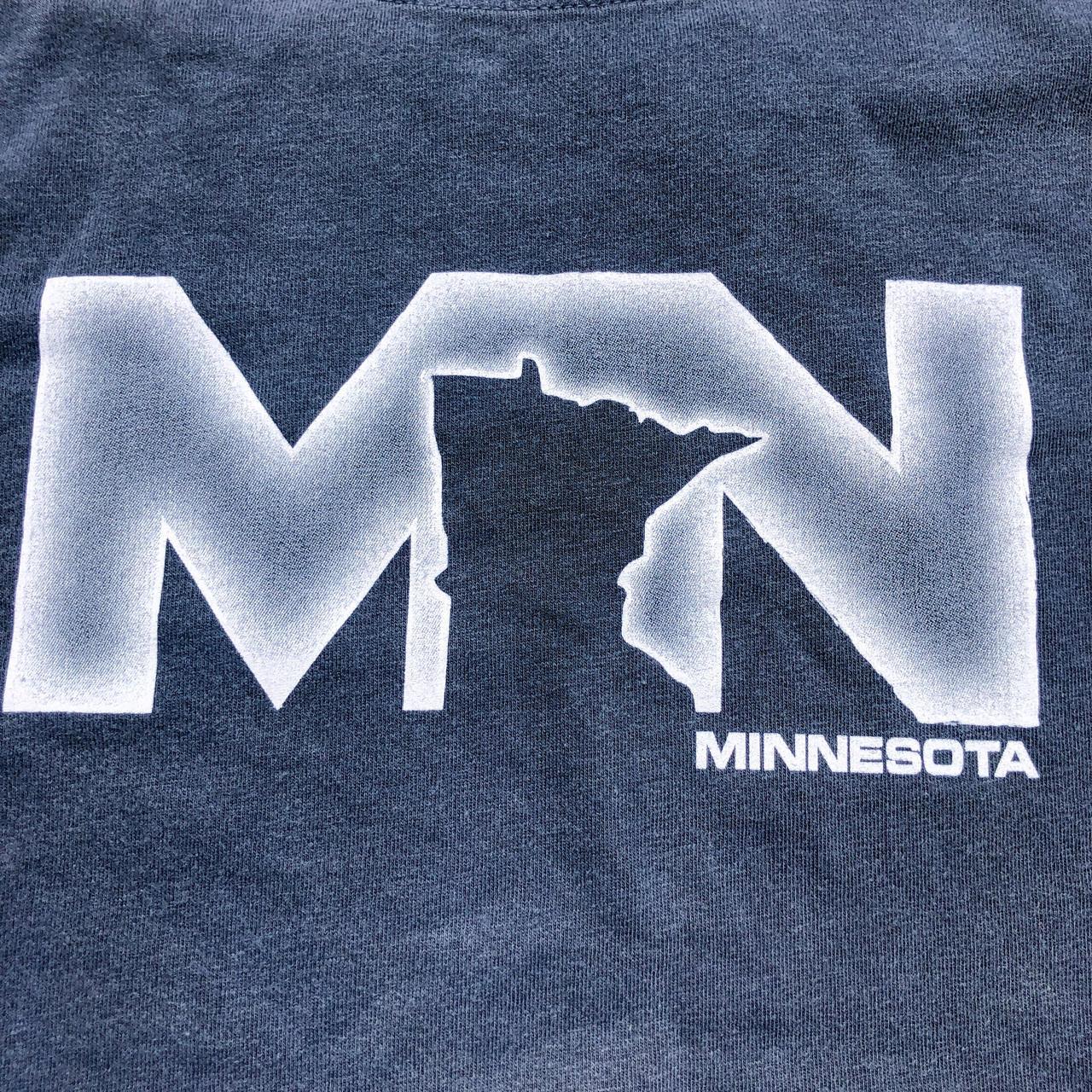 Minnesota Brandmark State Shape Youth Tshirt - Love From USA