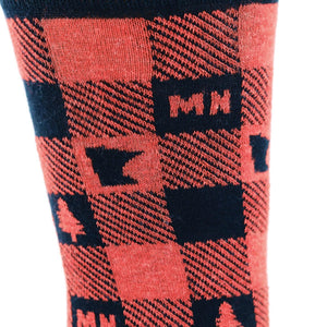 Minnesota Buffalo Plaid Socks - Love From USA