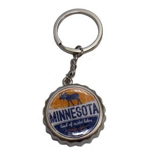 Minnesota Keychain Bottle Opener - Love From USA