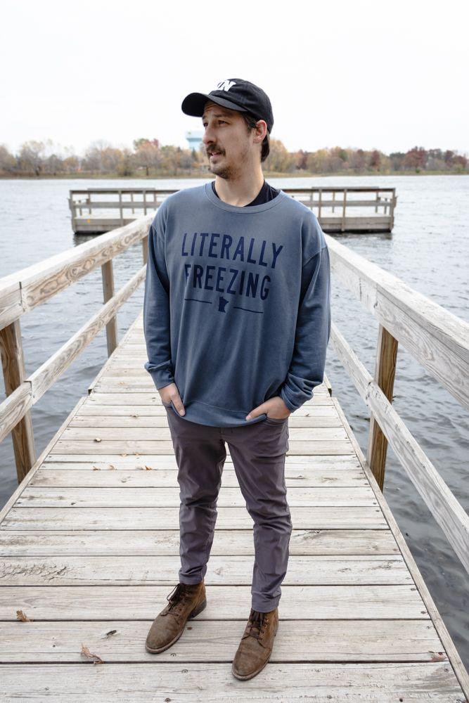 Minnesota Literally Freezing Crewneck - Love From USA