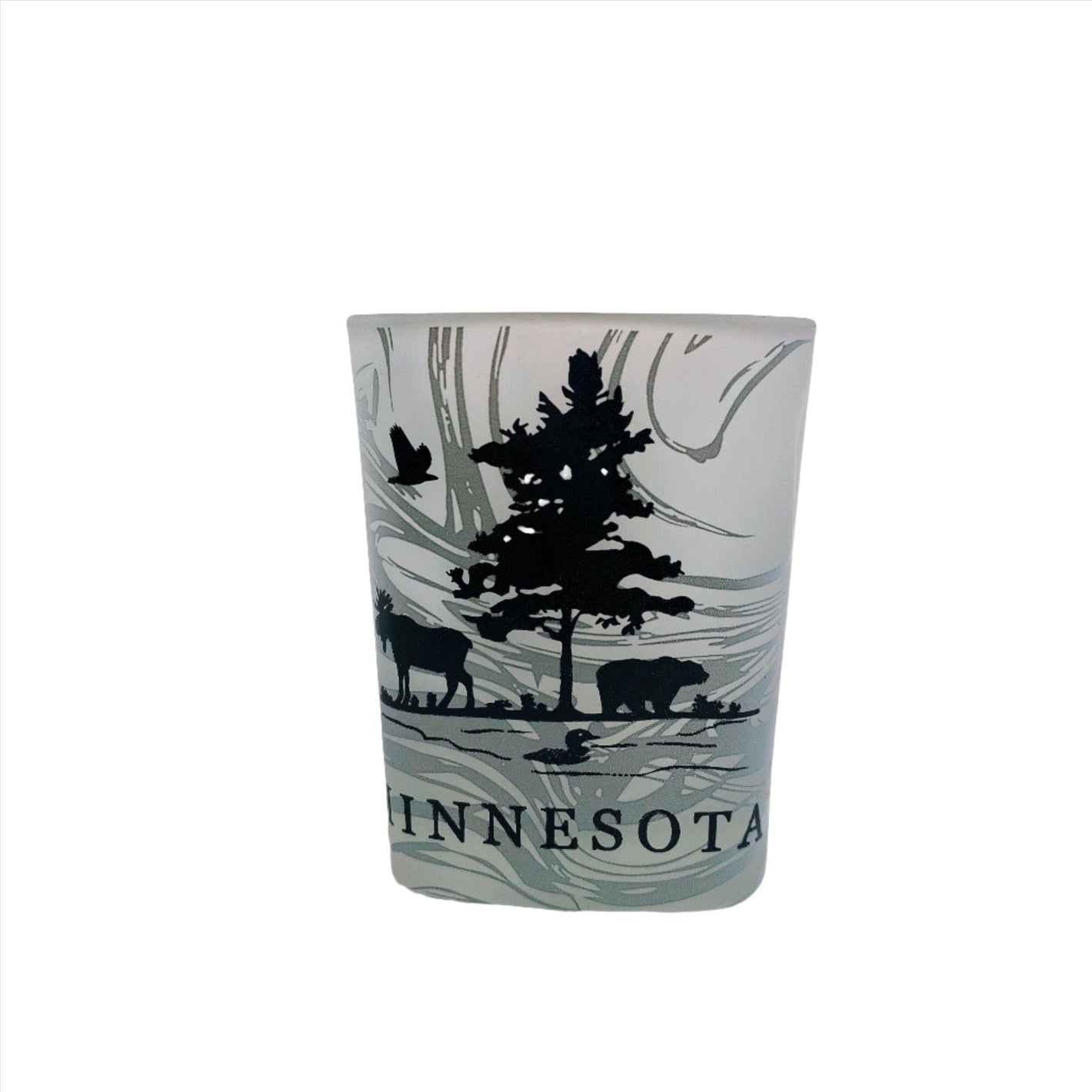 Minnesota Marble Black Shot Glass - Love From USA