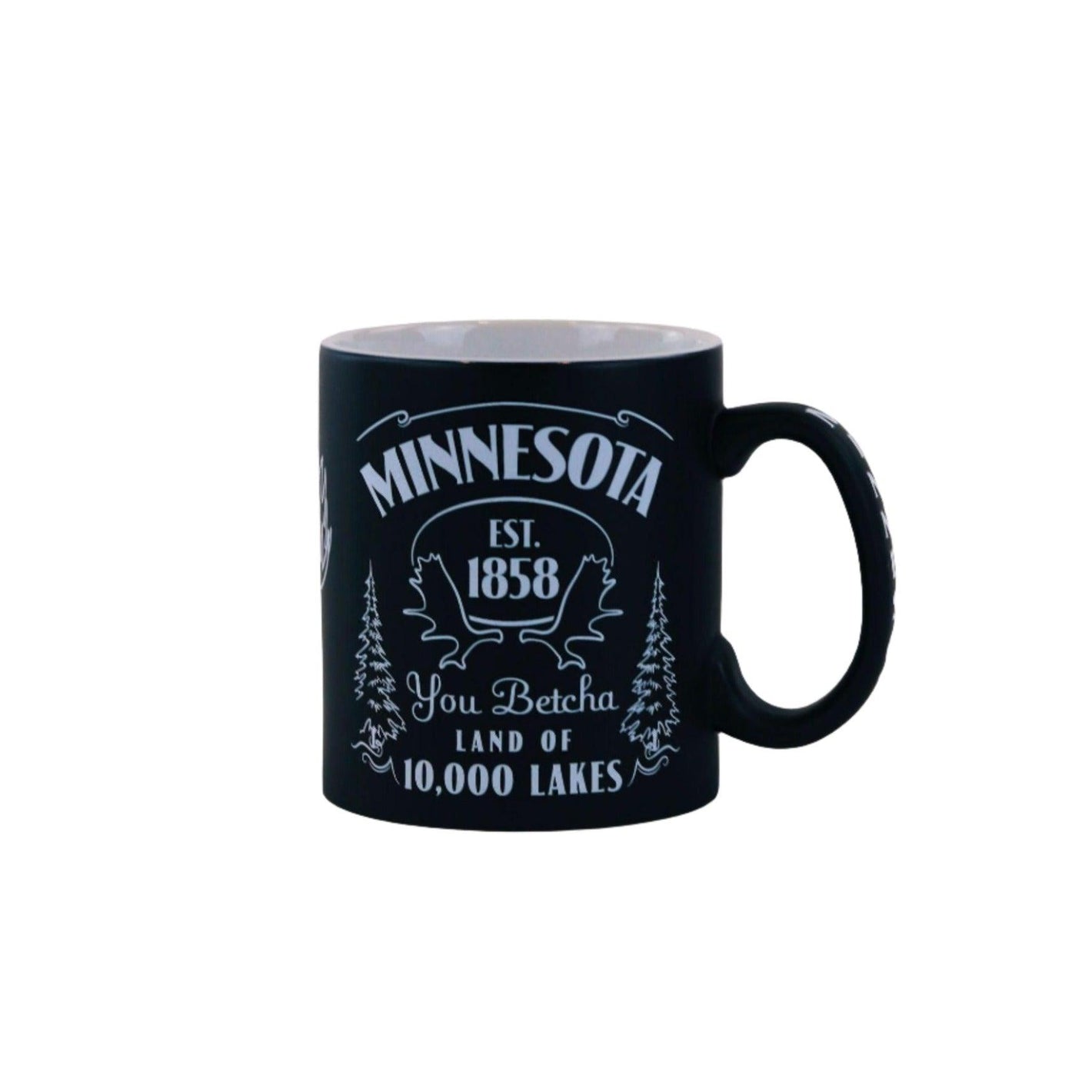 Minnesota Moose BLK/WHT 18oz Mug - Love From USA