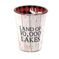 Minnesota Moose Cozy Plaid Shot Glass - Love From USA