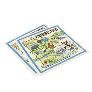 Minnesota Scene Swedish Dishcloth (Set of 2) - Love From USA