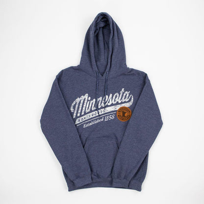 Minnesota Slant Disc Hooded Sweatshirt - Love From USA