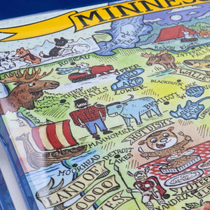 Minnesota State Icons Tray - Love From USA