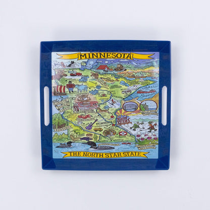 Minnesota State Icons Tray - Love From USA