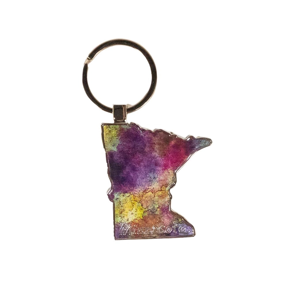 Minnesota Watercolor Keychain - Love From USA