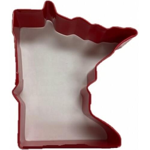 MN State Shape Cookie Cutter Red - Love From USA
