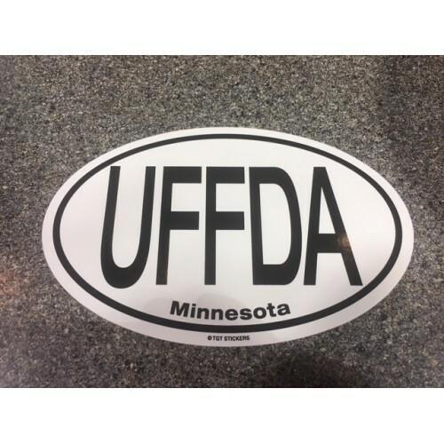 MN Uffda Sticker - Love From USA
