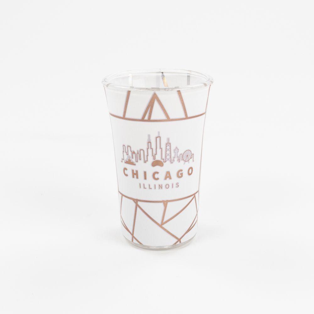 Chicago Rose Gold Skyline Shot Glass - Love From USA