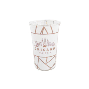 Chicago Rose Gold Skyline Shot Glass - Love From USA