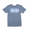 Vintage Chicago Flag Tee - GRAPHITE