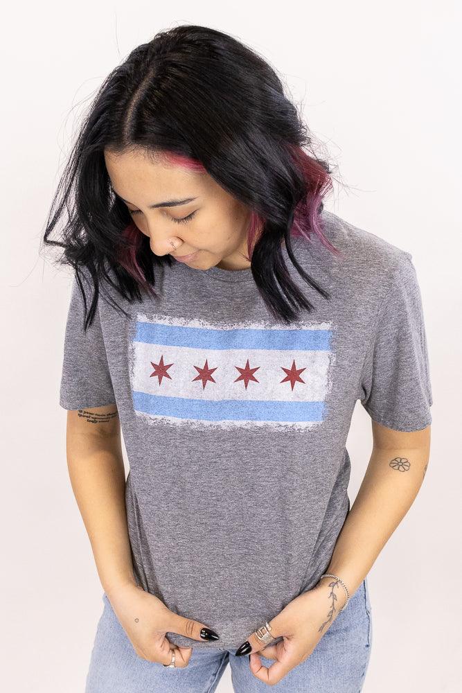 Vintage Chicago Flag Tee - Love From USA