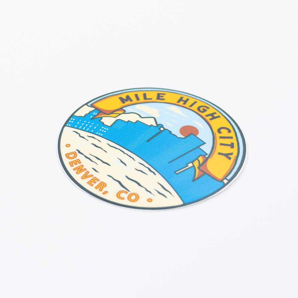 Mile High City Sticker