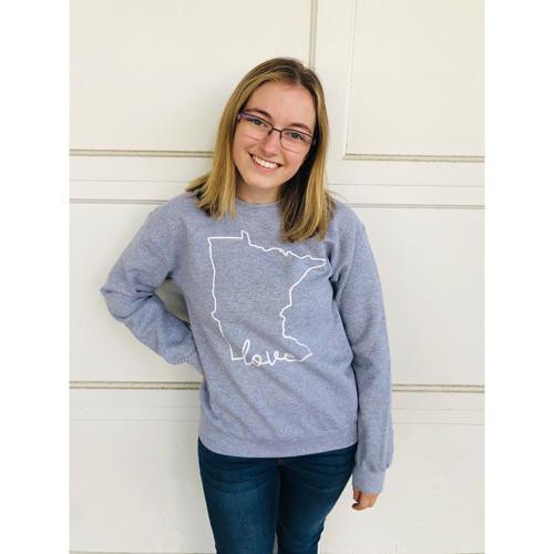 Women's Minnesota Love Sweatshirt - Love From USA