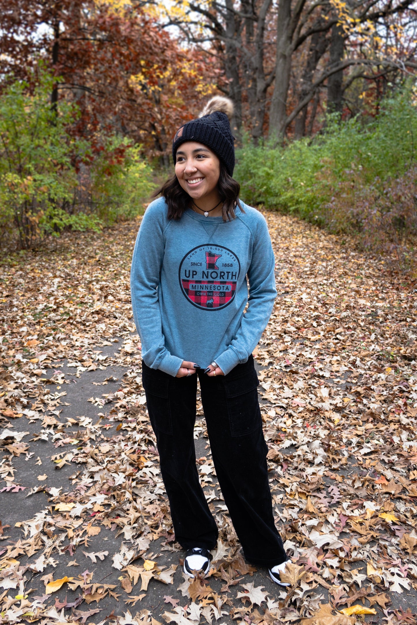 Women's Own the Cold Crewneck - Love From USA