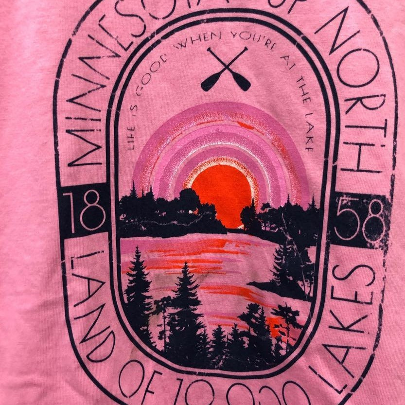 Women's Tshirt Minnesota Eyewinker Lake - Love From USA