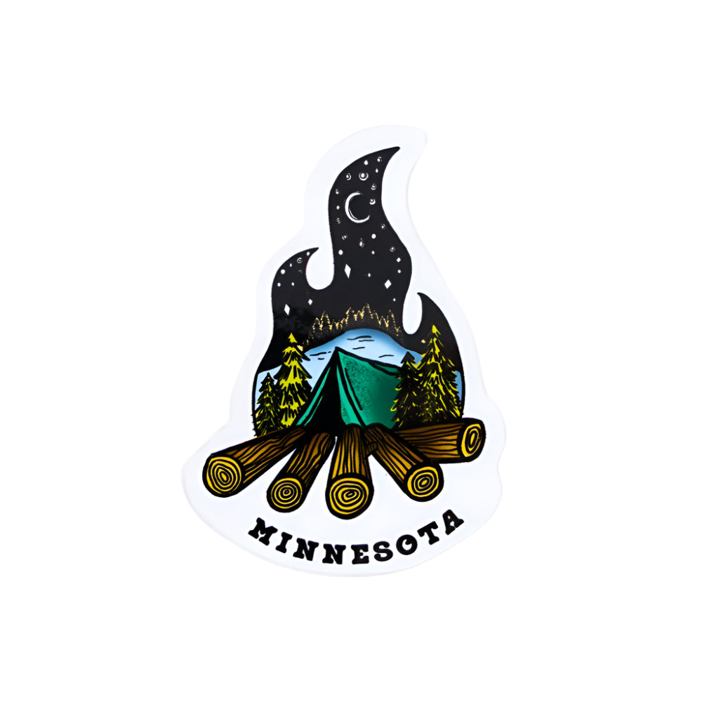 Set Up Camp Minnesota Sticker - Love From USA
