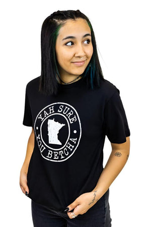Yah Sure, You Betcha Emblem Tee - Love From USA
