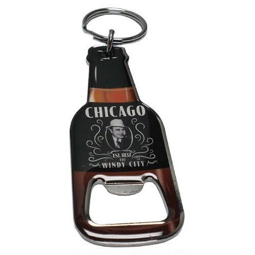 Chicago Capone Bottle Opener Keychain - Love From USA