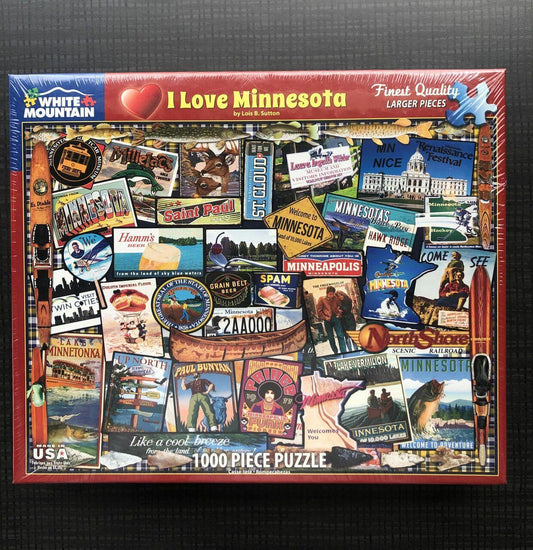 I Heart MN Puzzle - Love From USA